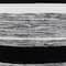 18" Black & White Woven Stripes Outdoor Pouf Ottoman